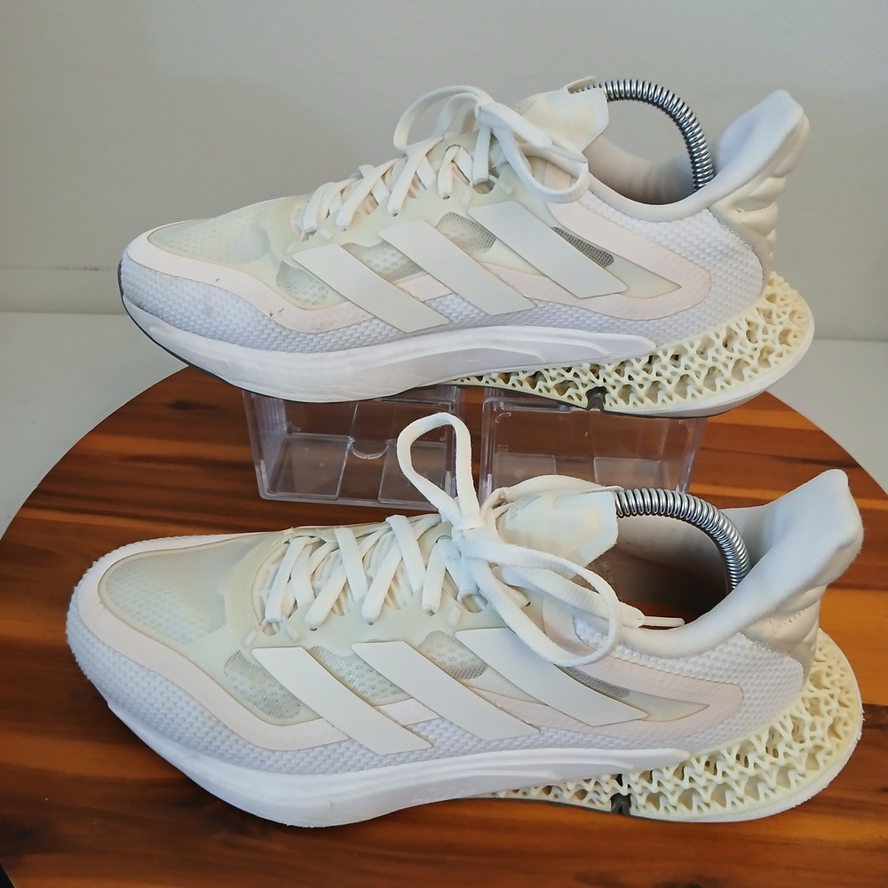 Adidas 4DFWD 2 Womens 10 White Running Shoes Sneakers GY1647